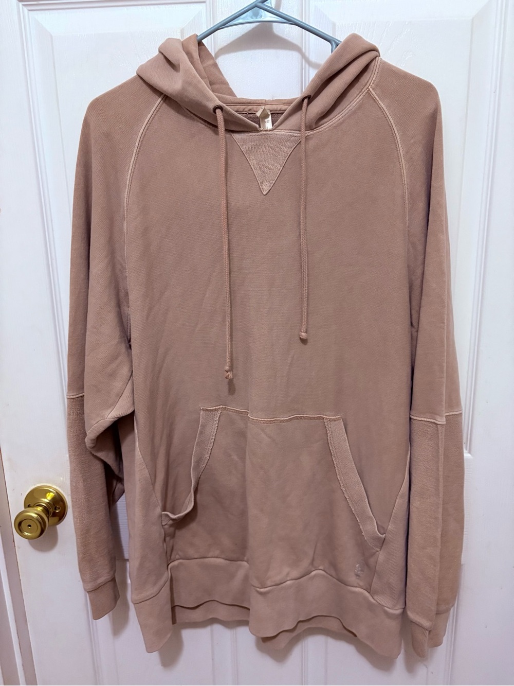 FP Movement by Free People Oversized Hoodie in Beige